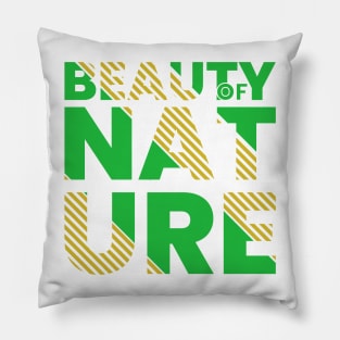 Beauty of nature save tree save the planet Pillow