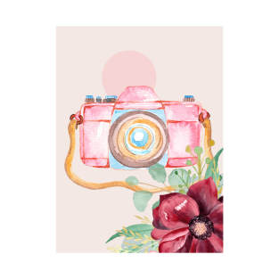 Colorful Vintage Camera T-Shirt