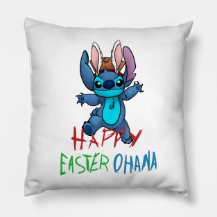 Happy Easter Ohana Pillow