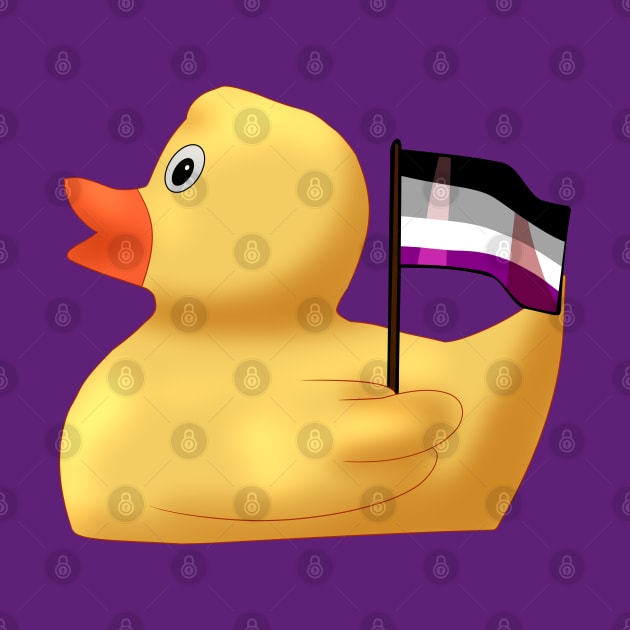 Asexual Rubber Duck by TheQueerPotato