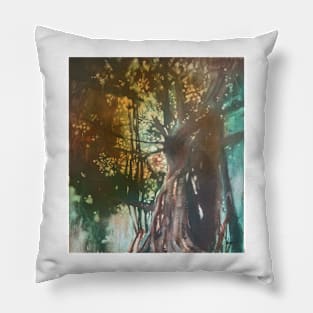 Florida Banyan Tree Pillow