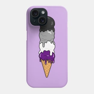 Ace Flag Melting Ice Cream Cone Phone Case