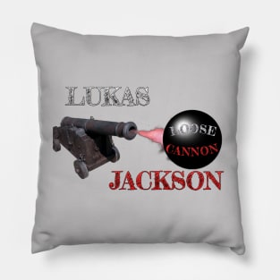 Lukas Jackson “Loose Cannon” Pillow