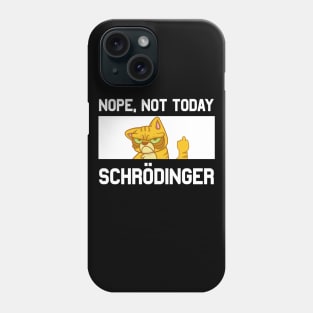 Schroedingers Cat Funny Physicist Dark Humor Phone Case