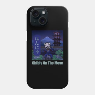 Hannya, Oni of the Night (Ver. 2.0) - “Chibis On The Move” tshirt by iisakastation.com Phone Case