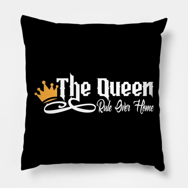 The Queen Pillow by CTShirts