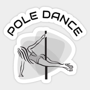 Pole Dance Stickers for Sale