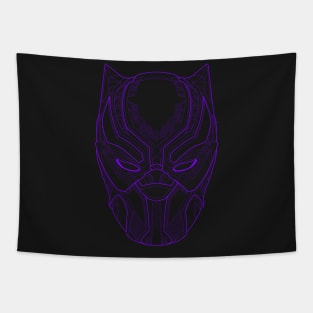 Black Panther Purple Tapestry