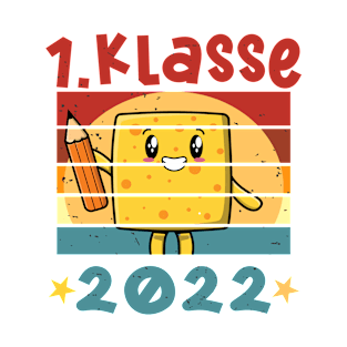 1. Klasse 2022 Kawaii Anime Schulbeginn T shirt T-Shirt