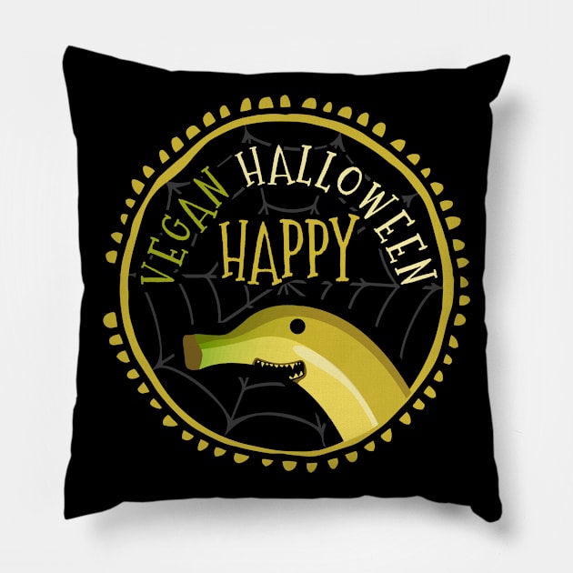 Meatless Fruitarian Vegetarians Vegans Halloween Costume Pillow by sheepmerch