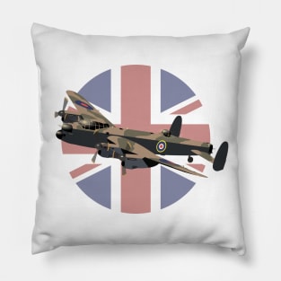 Lancaster British WW2 Airplane Pillow