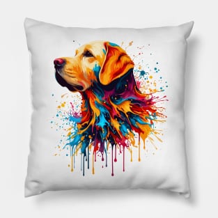 Golden Retriever Dog Colors Pillow