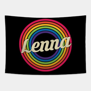 Lenna - Retro Rainbow Style Tapestry