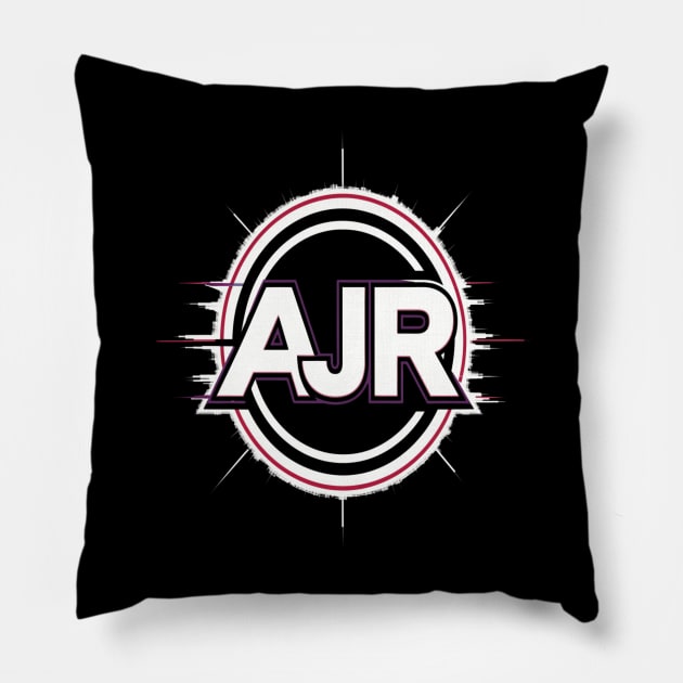 Glitch Effect AJR Pillow by thestaroflove