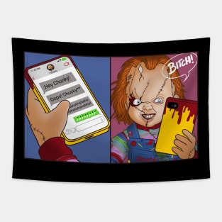 Oops Chucky! Tapestry