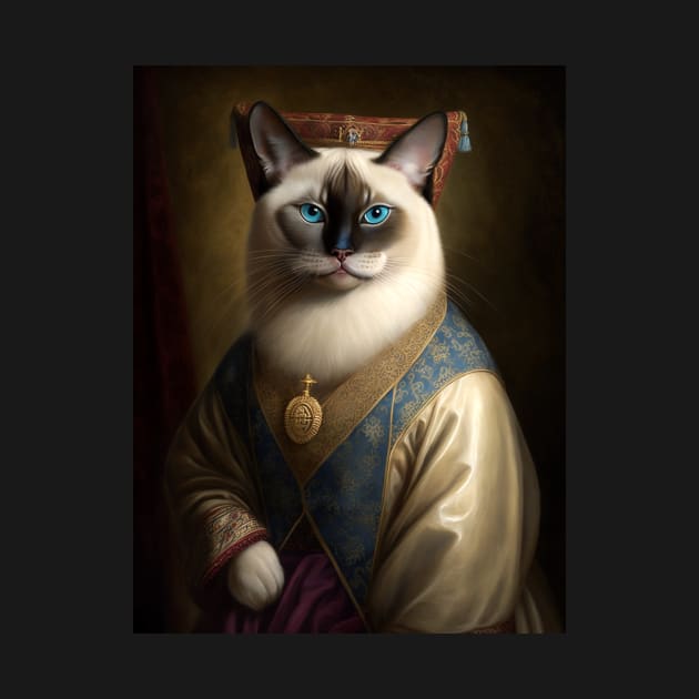 Royal Portrait of a Birman Cat by pxdg