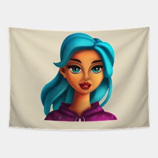 cute girl Tapestry