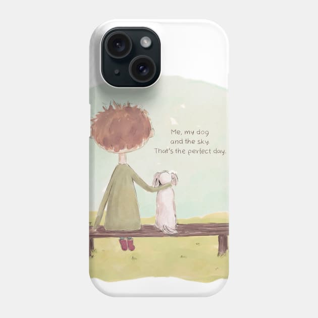 Me And My Dog Phone Case by Lmay