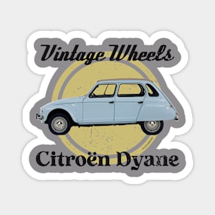 Vintage Wheels - Citroën Dyane Magnet