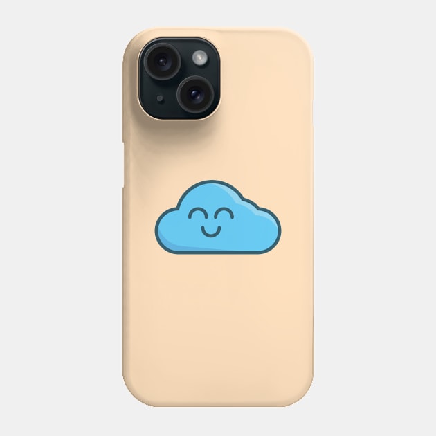 Happy Cloud Phone Case by StimpyStuff