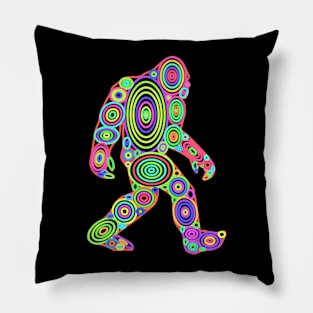 Colorful Bigfoot Pillow