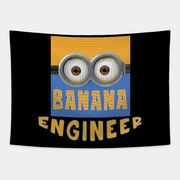 MINIONS USA ENGINEER Tapestry by LuckYA