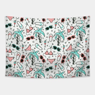 Doodle Summer Fun Tapestry