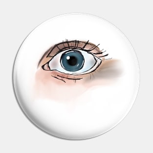 look me in the eye Pin