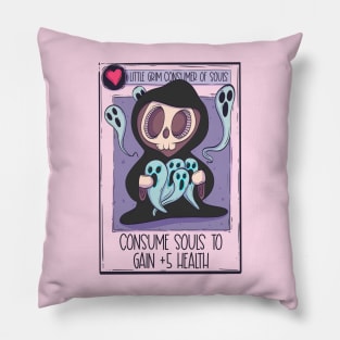 Grim playing card Pillow