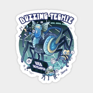 Buzzing Techie Magnet