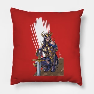 Female Knight Pillow