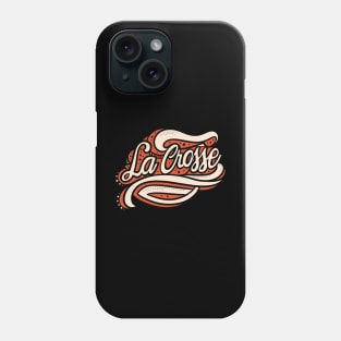 La Crosse Wisconsin Fancy Script Graphic Phone Case