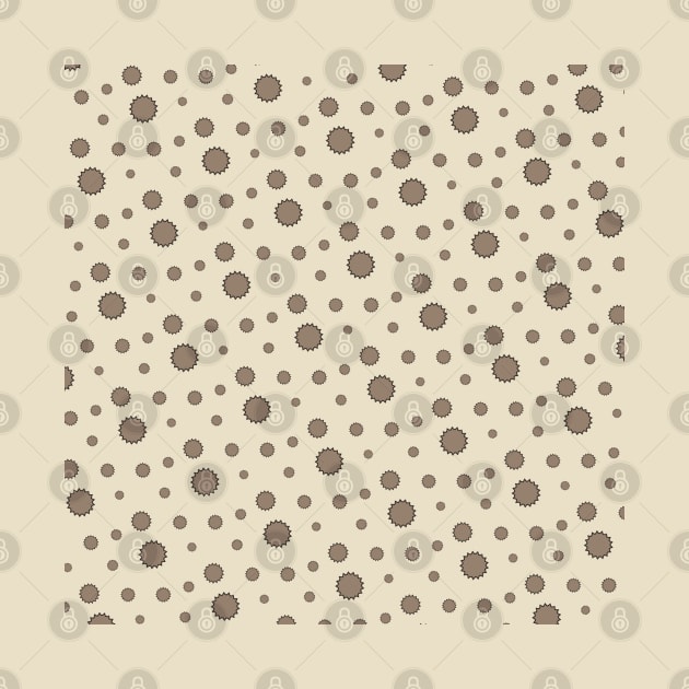 Spiky Dots Pattern by Scrabbly Doodles