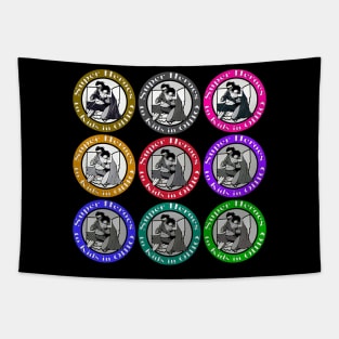 Multi logo SHTKIO Tapestry