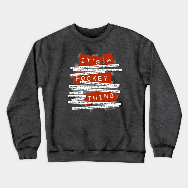 hockey crewneck