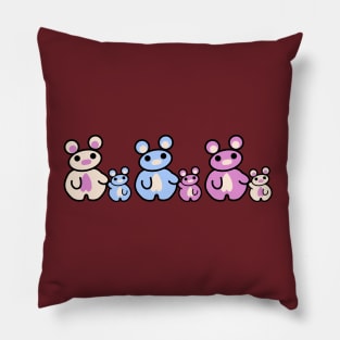 Three Chibis and Chibitos Pillow