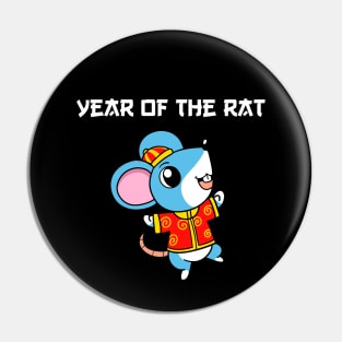 Rat Zodiac Pin