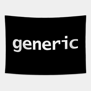 Generic Typography White Text Tapestry