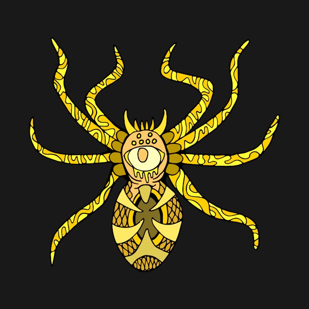 Golden Spider by TheNetherNoose