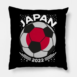 Japan Flag Soccer Football Team Pillow