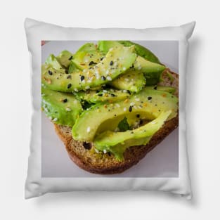 Avocado Toast with Everything But The Bagel Seasoning Pillow