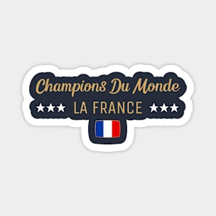 France Football Champions 2022 Magnet