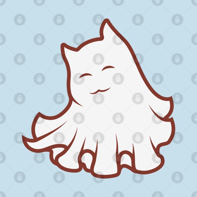 Cute Cat Ghost by crissbahari