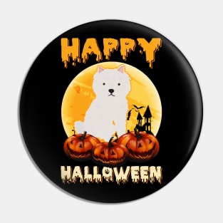 American eskimo Dog Halloween Costume Pin