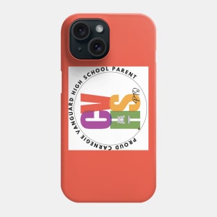 CVHS PTO PROUD PARENT LOGO ON WHITE Phone Case