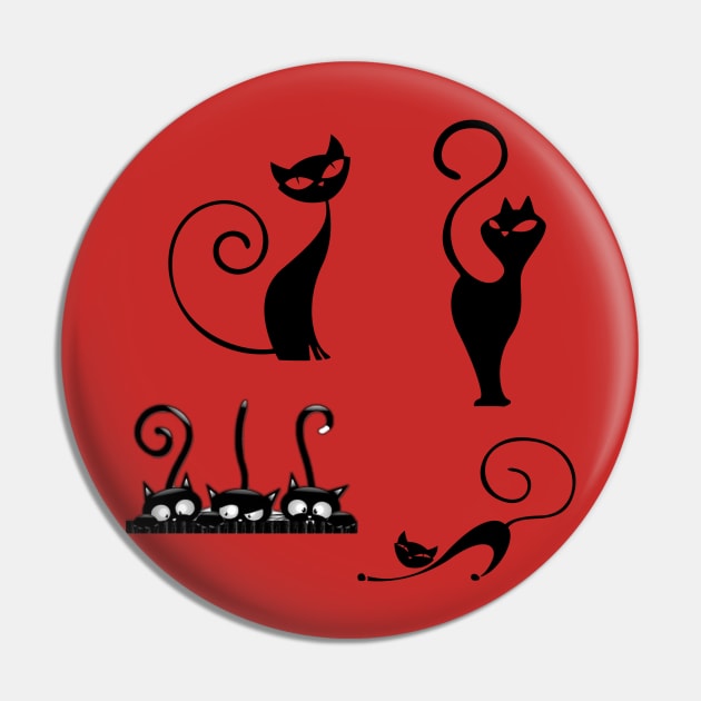 International Cat Day Pin by Pris25