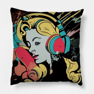 music listener Pillow