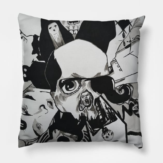 Artists mind Pillow by rob-cure