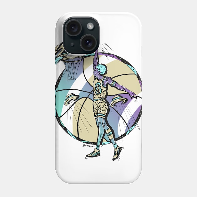 Purple Haze Legendary Baller Number 8 Phone Case by kenallouis