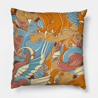 Retro Vintage 198 Pillow